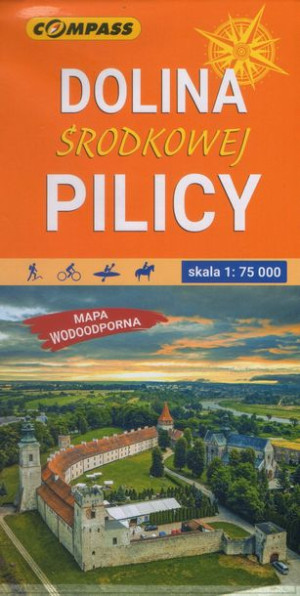 Dolina Środkowej Pilicy Mapa Laminat Compass 2022