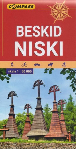 Beskid Niski Mapa 1:50 000 Compass 2022