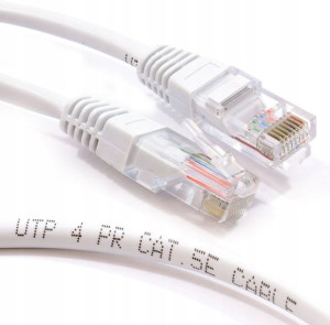 Kabel Siecowy Lan Przewód Sieciowy Cat5 Rj45 0,5m