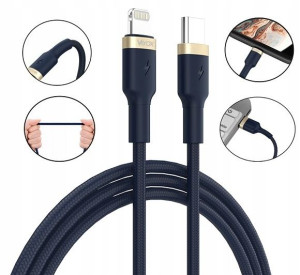 Kabel Usb-c Iphone Lightning Power Pd 20w 1m Vayox