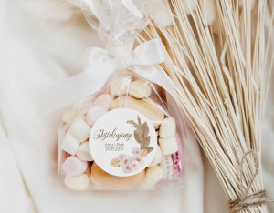 Naklejki - ślub - wesele - dziękujemy za przybycie - Boho 04