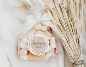 Naklejki - ślub - wesele - dziękujemy za przybycie - Boho 03