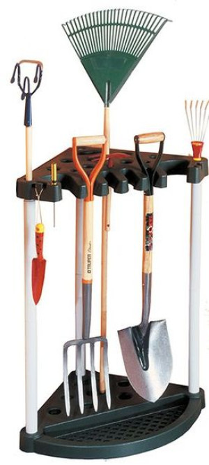 Stojak na narzędzia ogrodowe CORNER TOOL RACK