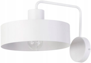 Lampa Ścienna Vasco Biały 1Pł 31556 Kinkiet Sigma