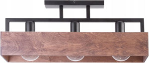 Lampa Sufitowa Dakota 3Pł 31740 Sigma Plafon Brąz