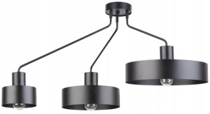Lampa Sufitowa Jumbo Czarny 3Pł 31533 Sigma Plafon