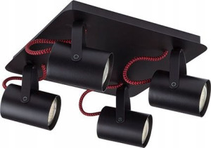Lampa Sufitowa Kamera 4Pł 32610 Sigma Plafon Spot