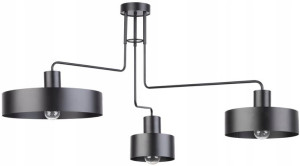 Lampa Sufitowa Vasco Czarny 3Pł 31553 Sigma Plafon