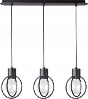 Lampa Wisząca Aura Koło 3P 31090 Sigma Zwis Czarny