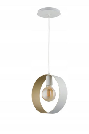 Lampa Wisząca Biało-Złota Obręcz Happy Sigma