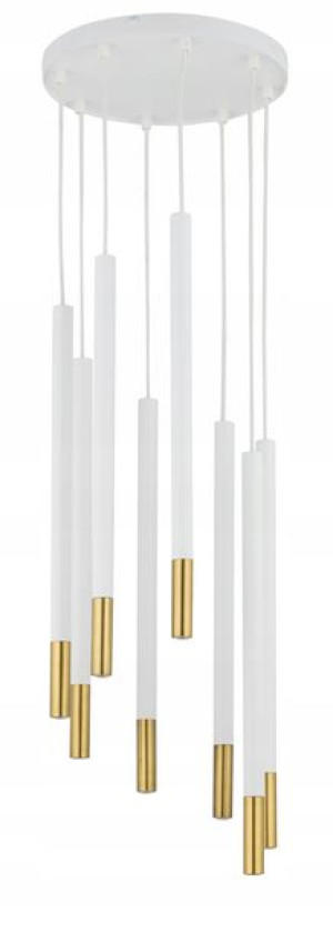 Lampa Wisząca Czarno-Złota Stylowa Sopel Due Sigma