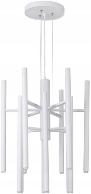 Lampa Wisząca Jork 12 Żyrandol Biały Sigma 33168