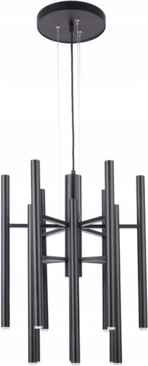 Lampa Wisząca Jork 12 Żyrandol Czarny Sigma 33167