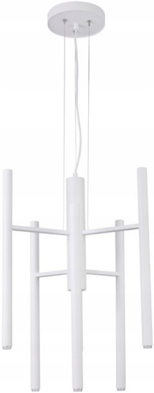 Lampa Wisząca Jork 6 Żyrandol Biały Sigma 33172