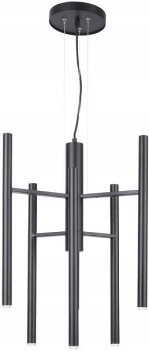 Lampa Wisząca Jork 6 Żyrandol Czarny Sigma 33171