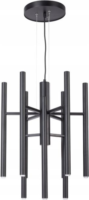 Lampa Wisząca Jork 9 Żyrandol Czarny Sigma 33169
