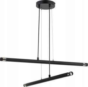 Lampa Wisząca Nowoczesna 2Xczarna Tuba 4Xg9 Melody
