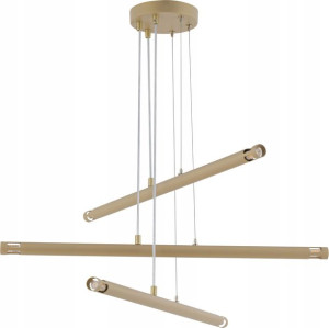 Lampa Wisząca Nowoczesna 3X Złota Tuba 6Xg9 Melody