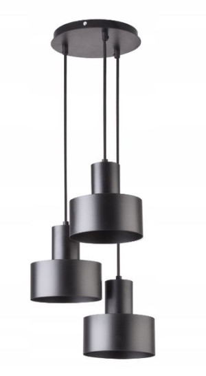 Lampa Wisząca Rif Koło 3Pł 30900 Sigma Czarny