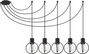 Lampa Zwis Podwieszany Aura Koło 5Pł 31086 Sigma