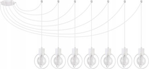 Lampa Zwis Podwieszany Aura Koło 7Pł 31098 Sigma