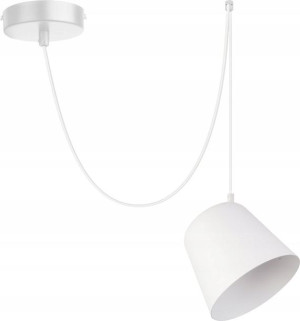 Lampa Zwis Podwieszany Jawa 1Pł 31383 Sigma Biały