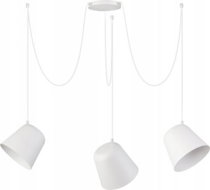 Lampa Zwis Podwieszany Jawa 3Pł 31384 Sigma Biały