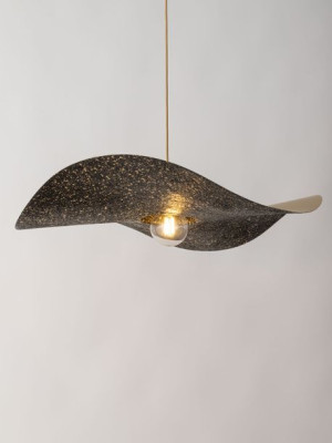 Kapello L Złoty_Czarny Nakrapiany Ø 76Cm Lampa Wisząca