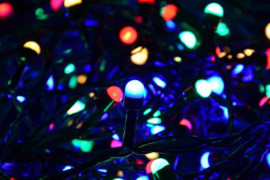 Lampki świąteczne 100 MAXI LED kolorowe zewnętrzne - 10m