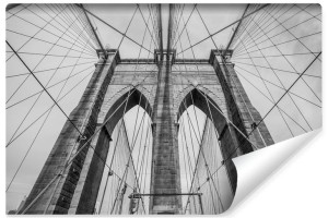 Fototapeta Do Sypialni MOST Brookliński Architektura Nowy Jork 3D 405x270cm