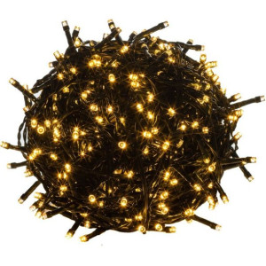 Świąteczne LED oświetlenie - 60 m, 600 LED, ciepły biały