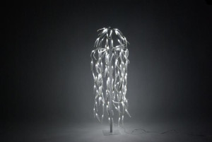 Oświetleniowa dekoracja LED - wierzba płacząca - 140 diod LED, 85 cm