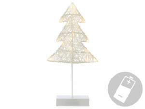Świąteczna dekoracja - drzewko, 40 cm, 20 diod LED