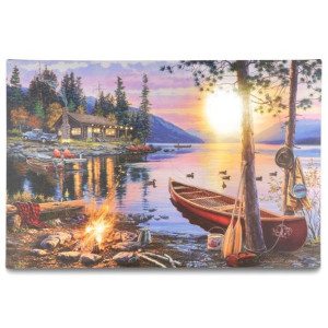 Obraz na ścianę Sunset - 8 LED, 40 x 60 cm