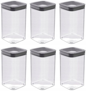 6x Pojemnik Na Żywność Sypkie Płatki Makaron 1,8l