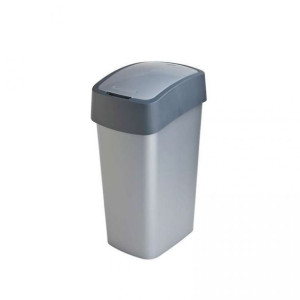 Kosz na śmieci FLIPBIN 45 l - szary CURVER