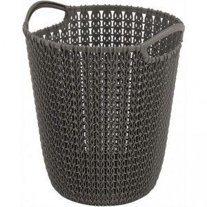 Kosz na papier - brązowy plastik CURVER