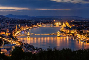 Fototapeta Flizelinowa Budapeszt Panorama 384x260