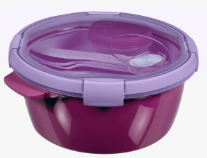 Pudełko podróżne SMART TO GO 1,6L - kolor fioletowy