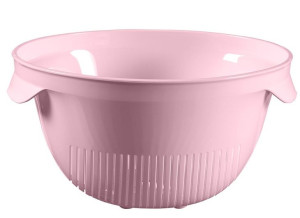 Sitko plastikowe ESSENTIALS okrągłe - różowe
