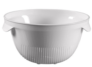 Sitko plastikowe ESSENTIALS okrągłe - szare