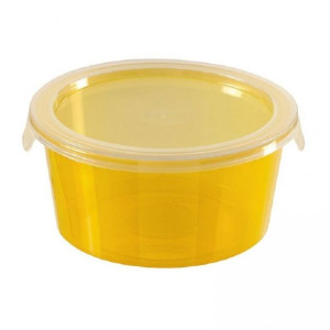 Okrągły plastikowy pojemnik DECO CHEF 2L-pomarańczowy CURVER
