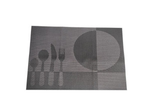 Podkładka na stół FOOD - 30x45 cm, czarny