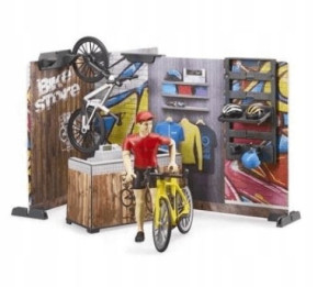 Bruder 63120 bWorld Sklep rowerowy z figurką