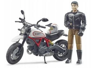 Bruder 63051 Motor Ducati Scrambler + figuka