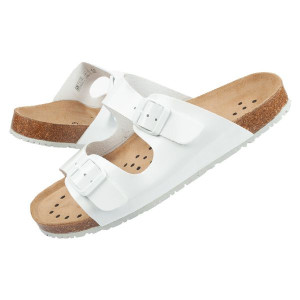Klapki sandały robocze Abeba Sandals White [8087]