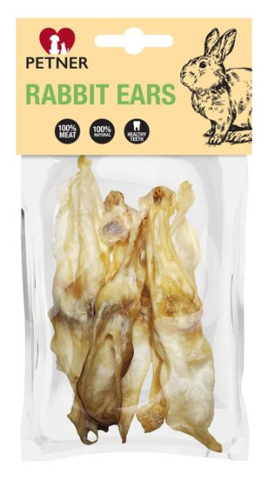 PETNER Suszone Uszy Królika dla Psa 50g P11