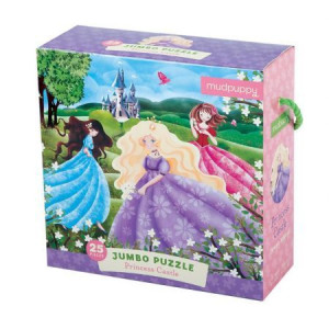 Mudpuppy Puzzle Jumbo Zamek księżniczki 25el. 2+