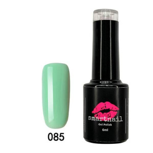 085 Smartnail Lakiery hybrydowe Mint 6ml 6g ZIELONY PASTELOWY