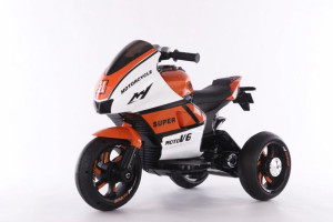 Motor na akumulator  SUPER Motorcycle Pomarańczowy   HT-5188